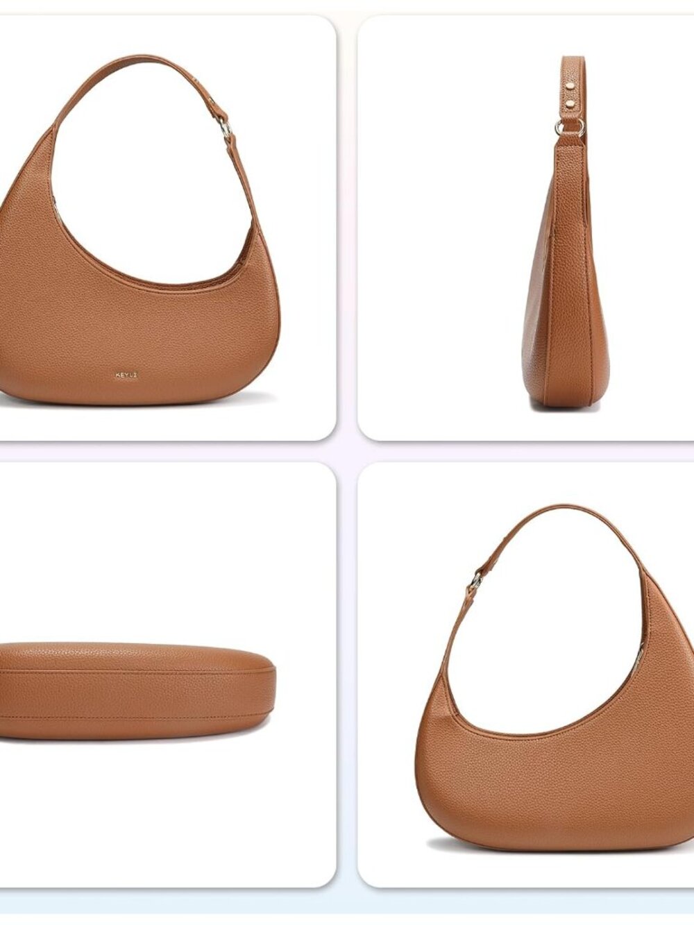 Shoulder Bag for Women Trendy Casual Leather Shoulder Purses lightweight Handbag - Picture 6 of 7